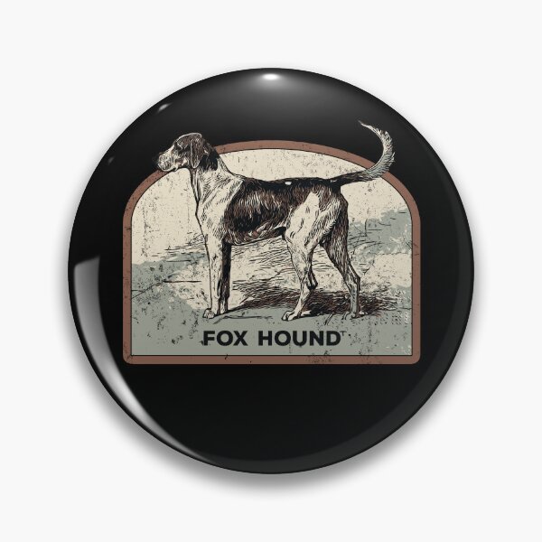 Item preview, Dog Fox Hound illustration designed and sold by Lemomo-zoo.