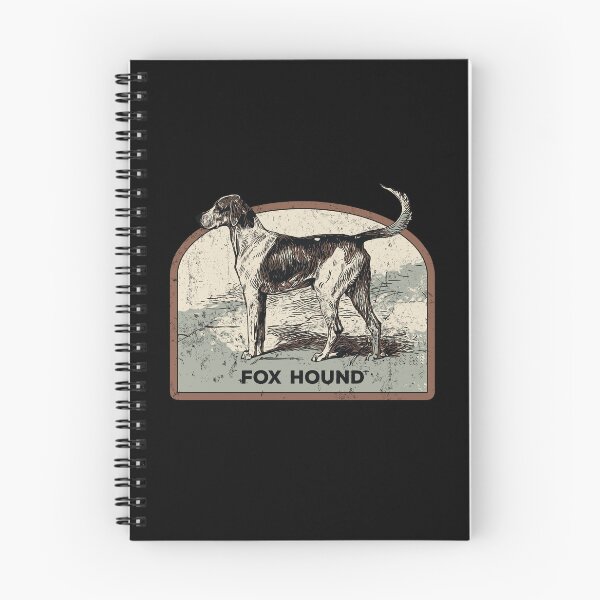Item preview, Dog Fox Hound illustration designed and sold by Lemomo-zoo.