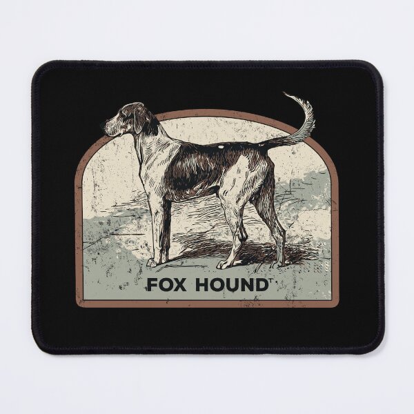 Item preview, Dog Fox Hound illustration designed and sold by Lemomo-zoo.