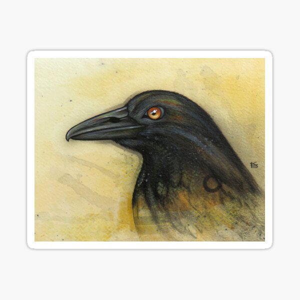 Item preview, Currawong Study designed and sold by A Curious Bestiary.