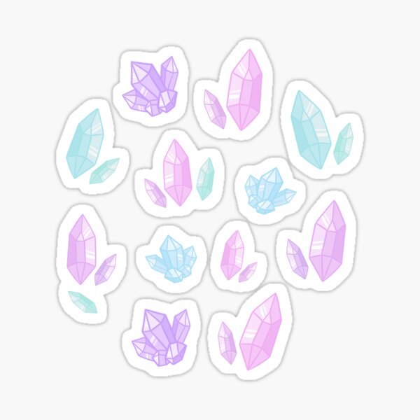 Magical Crystals Sticker