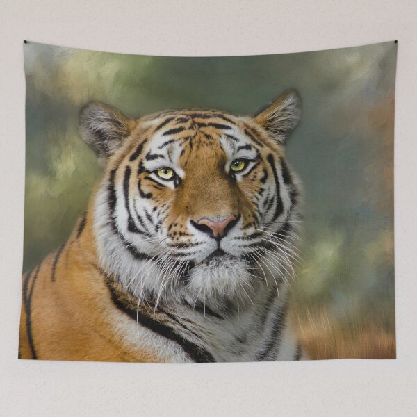 Item preview, Siberian Tiger Portrait designed and sold by Elisabeth Lucas.
