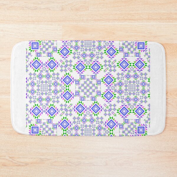 Item preview, The violet modern square in seamless pattern designed and sold by MyMemoriesArts.