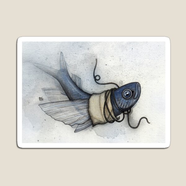 Item preview, Flying Fish 1 designed and sold by A Curious Bestiary.