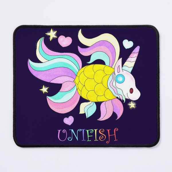Item preview, UNIFISH- Unicorn & Fish combination art work designed and sold by Pattern Petals.