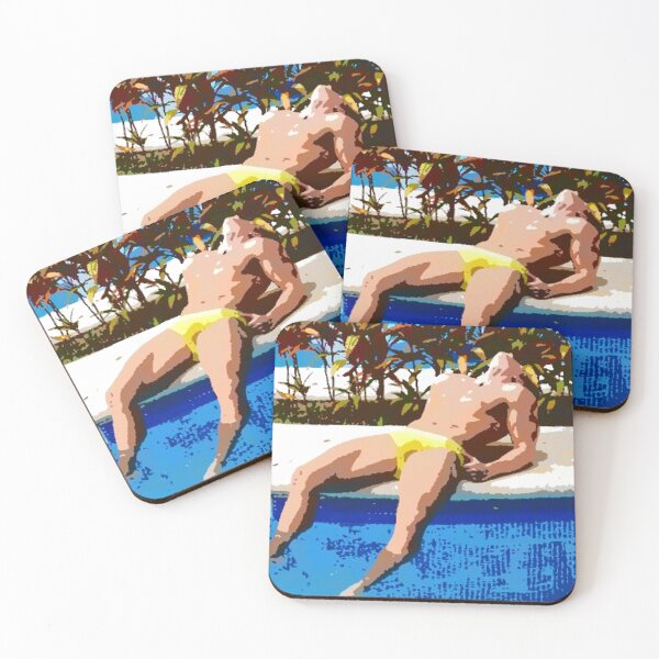 Item preview, Man By The Pool. Digital Painting. Gary Dean Designs designed and sold by GaryDeanDesigns.