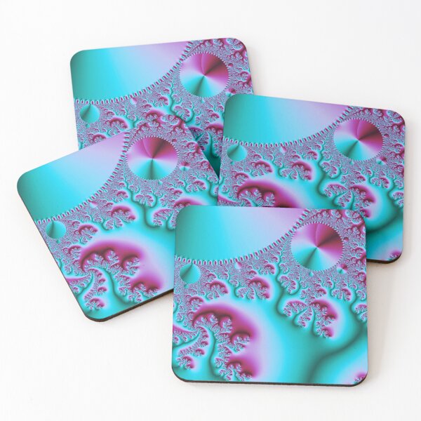 Item preview, Joy Vibes | Aqua, Teal and Magenta Fractal | High Vibrational | Fractal Art designed and sold by JillyJ05.