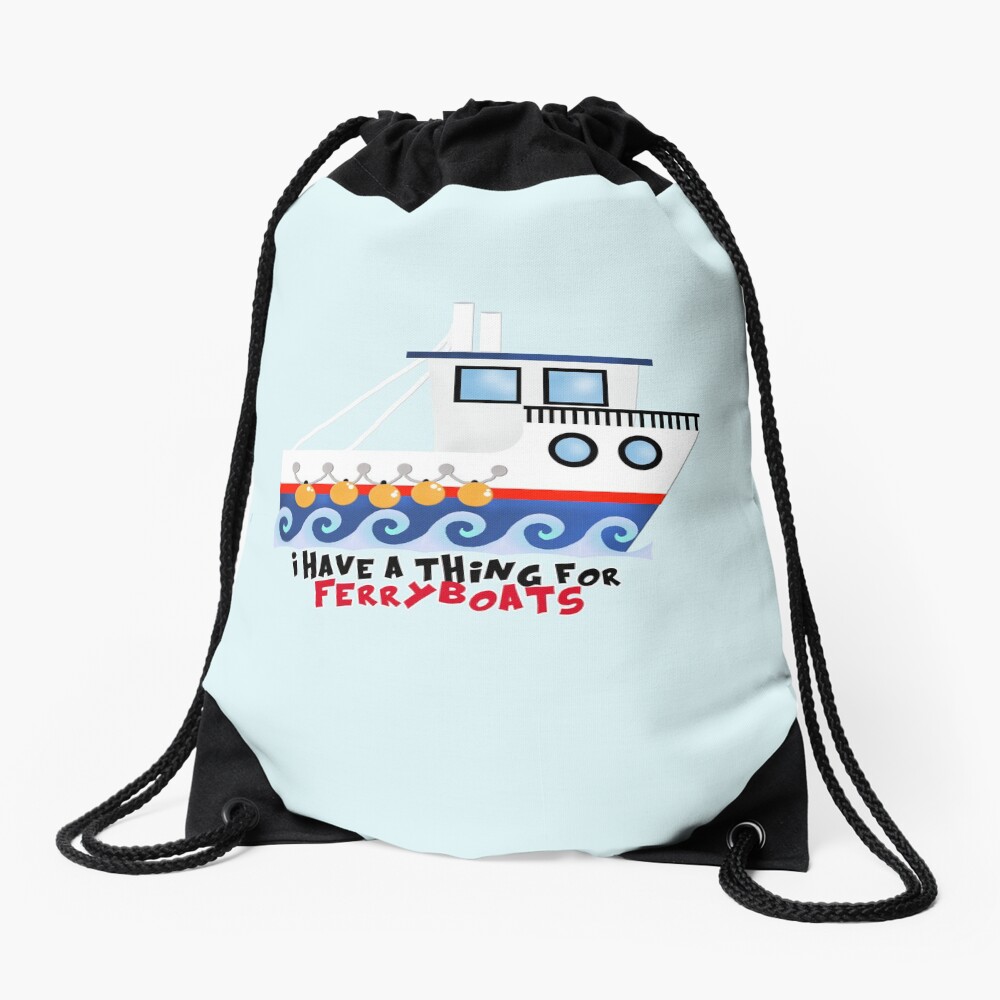 FerryBoats Drawstring Bag