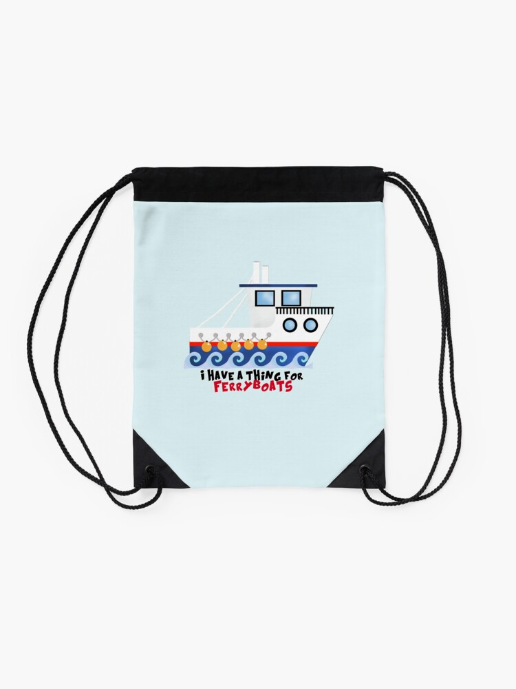 Alternate view of FerryBoats Drawstring Bag