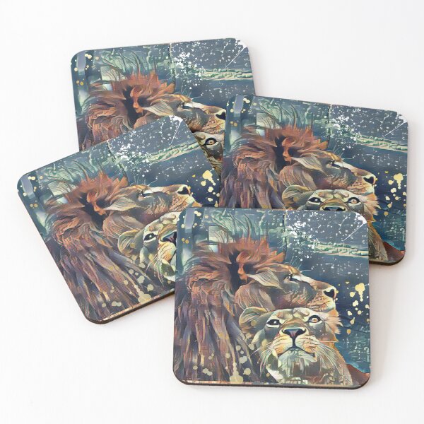 Item preview, Lions in Love - Lion Collection designed and sold by creatinginlove.