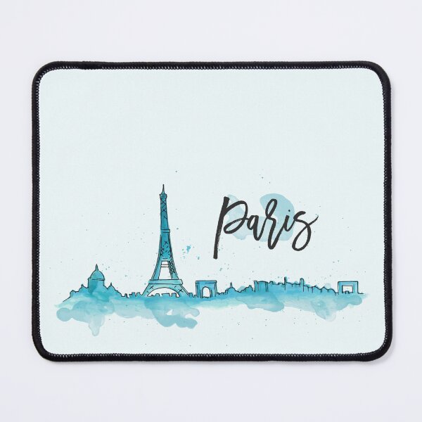 Item preview, Paris Skyline - Blue designed and sold by PawsitiveMum.
