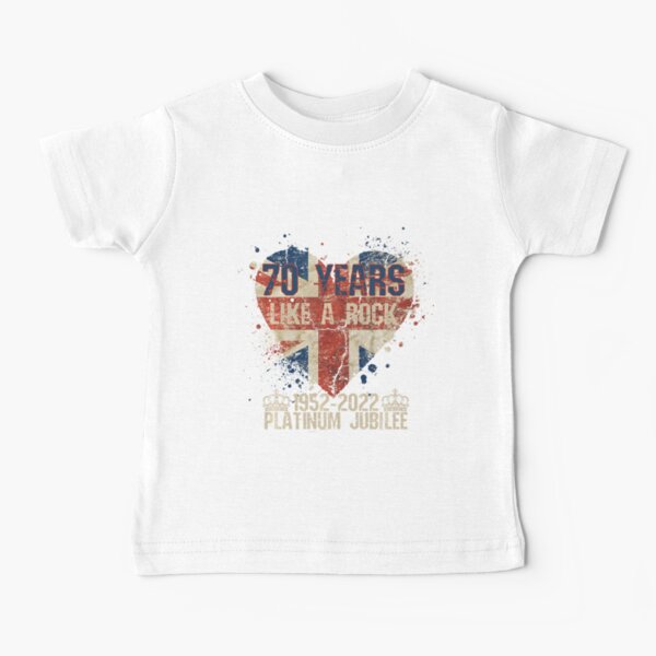 70-jähriges Jubiläum der britischen Königin Platinum Jubilee Baby T-Shirt