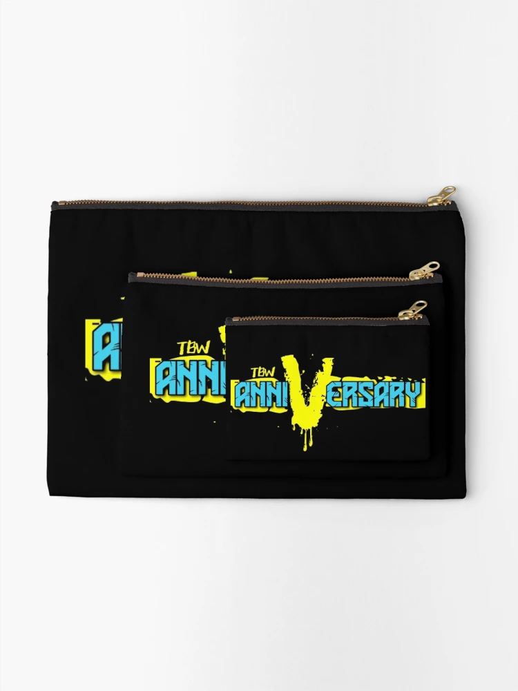 Thumbnail 2 of 4, Zipper Pouch, TBW ANNIVERSARY 5 MERCHANDISE designed and sold by Tennessee Backyard Wrestling.