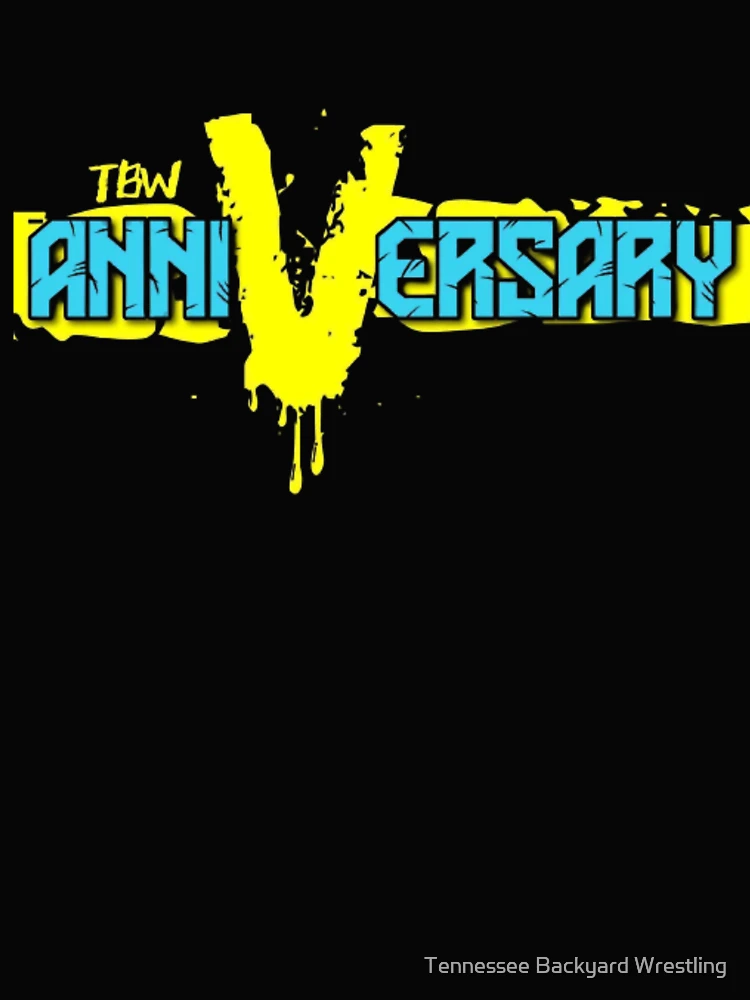Thumbnail 4 of 4, Boxy T-Shirt, TBW ANNIVERSARY 5 MERCHANDISE designed and sold by Tennessee Backyard Wrestling.