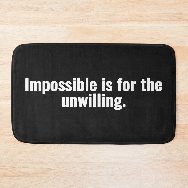 Item preview, Impossible is for the unwilling designed and sold by Vanion.