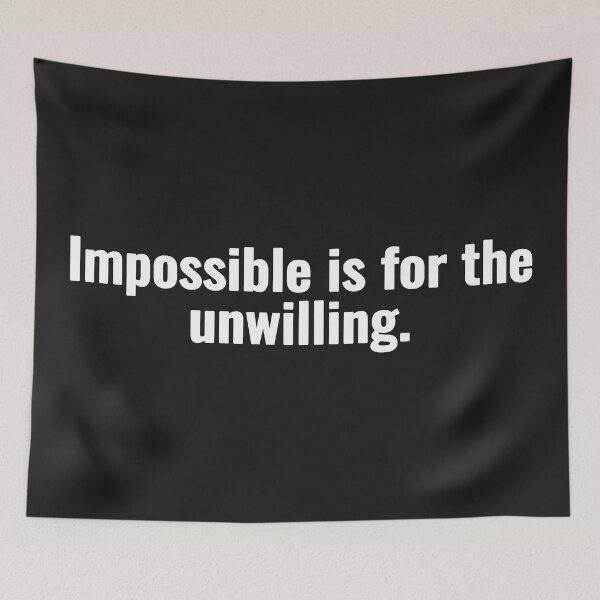 Item preview, Impossible is for the unwilling designed and sold by Vanion.