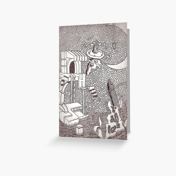 A World of Time Greeting Card