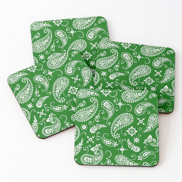 Item preview, Green Bandanas Paisley Pattern designed and sold by Petgifts ★★★★★.