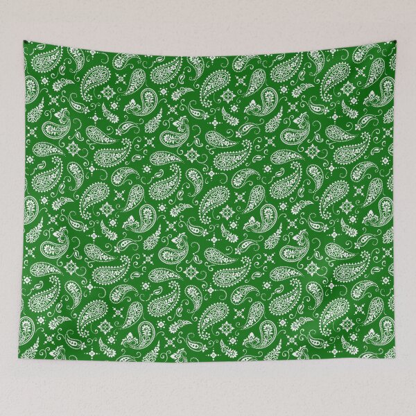 Item preview, Green Bandanas Paisley Pattern designed and sold by Petgifts ★★★★★.