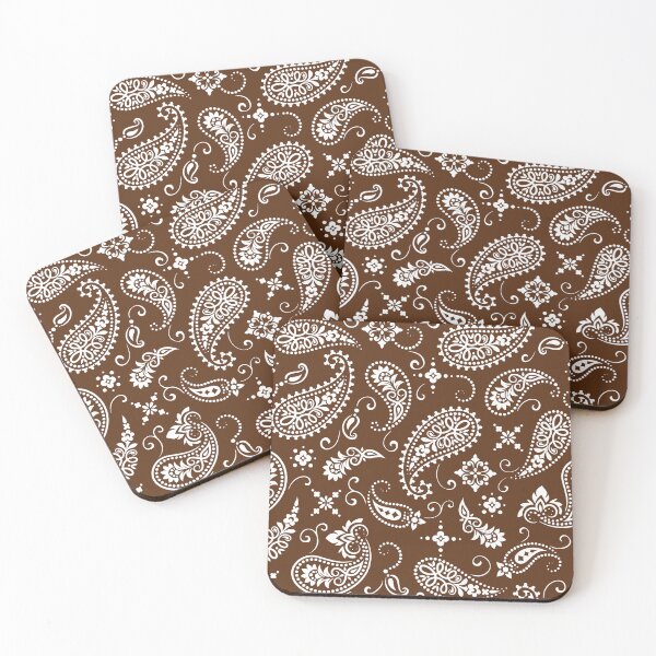 Item preview, Brown Bandanas Paisley Pattern designed and sold by Petgifts ★★★★★.