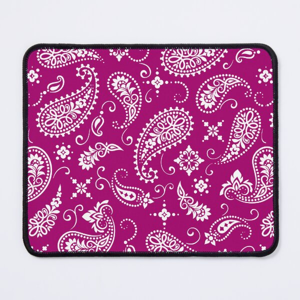 Item preview, Fuchsia Pink Bandanas Paisley Pattern designed and sold by Petgifts ★★★★★.