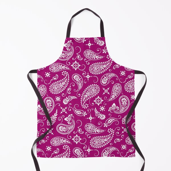 Item preview, Fuchsia Pink Bandanas Paisley Pattern designed and sold by Petgifts ★★★★★.