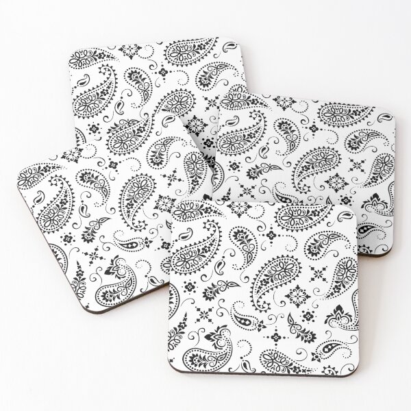 Item preview, White Bandanas Paisley Pattern designed and sold by Petgifts ★★★★★.