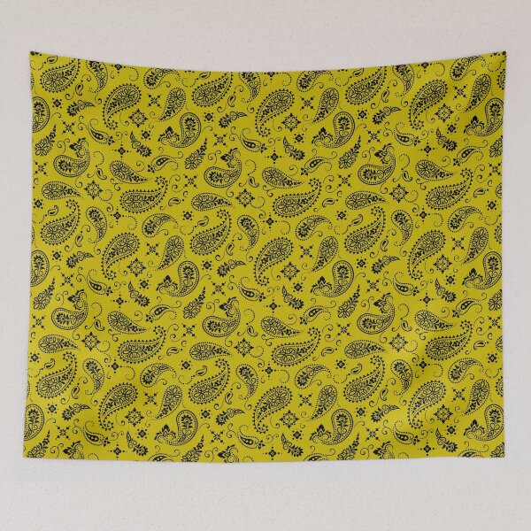 Item preview, Yellow Bandanas Paisley Pattern designed and sold by Petgifts ★★★★★.