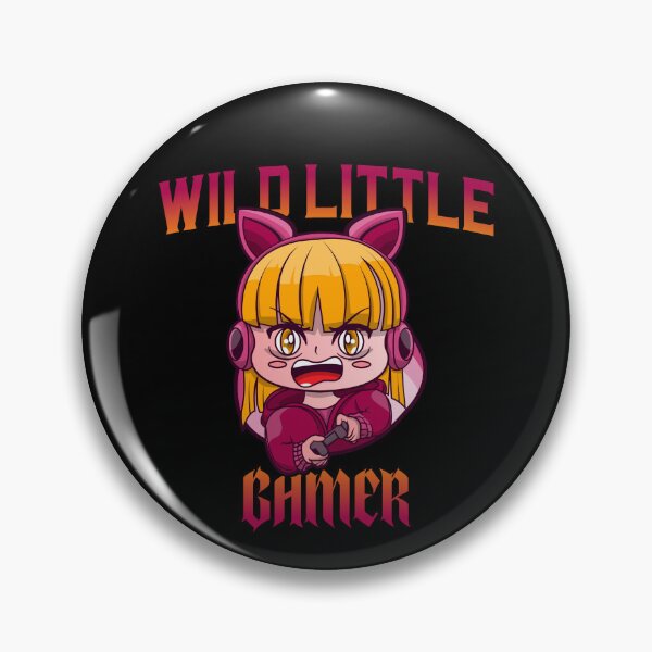 Artikelvorschau, WILDER KLEINER SPIELER Wütendes Gamer-Chibi-Mädchen entworfen und verkauft von LargeShop.
