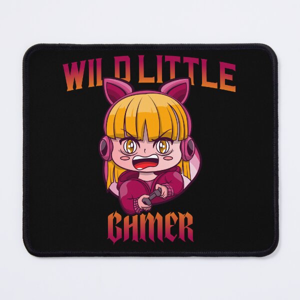 Artikelvorschau, WILDER KLEINER SPIELER Wütendes Gamer-Chibi-Mädchen entworfen und verkauft von LargeShop.