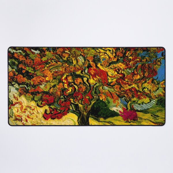 Van Gogh Mulberry Tree Print Desk Mat
