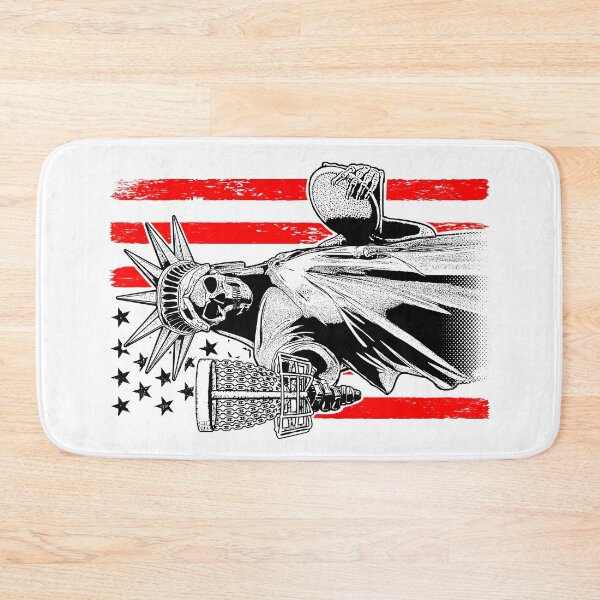 Item preview, American Flag Disc Golf Player Skeleton Statue Of Liberty designed and sold by GrandeDuc.