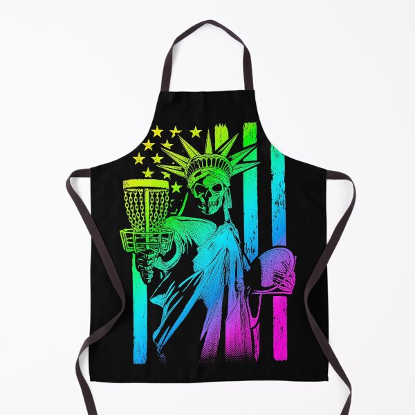 Item preview, American Flag Disc Golf Player Skeleton Statue Of Liberty designed and sold by GrandeDuc.