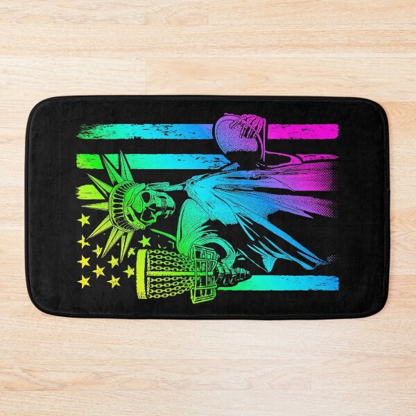 Item preview, American Flag Disc Golf Player Skeleton Statue Of Liberty designed and sold by GrandeDuc.