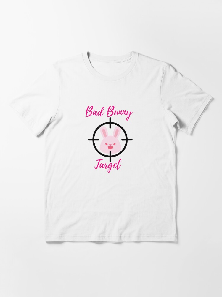 Bad Bunny Target pink - cute Essential T-Shirt for Sale by MovieHub