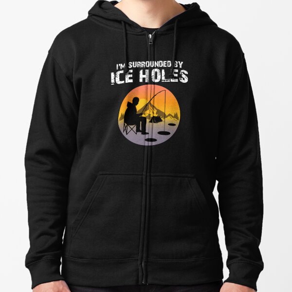 All I Care About is Ice Fishing Sweatshirt Funny Ice Fishing