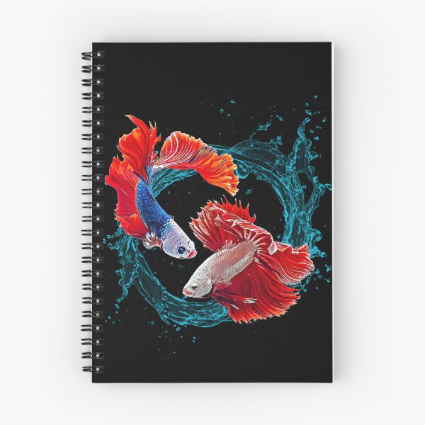 Item preview, Beautiful Dragon Scale Betta Fish - Super Delta Tail Monster Mask Blue Red Betta Fish Breed - Circle Water Splash designed and sold by Cawaiico.