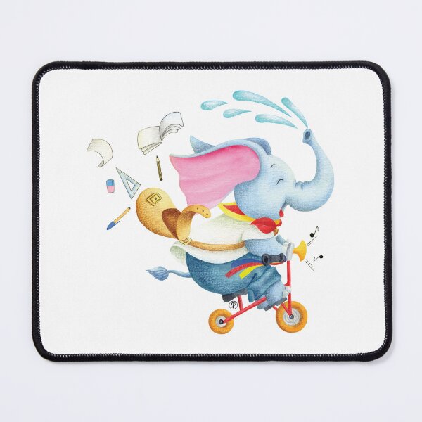 Item preview, Elephant on a bicycle. Long live the holidays! designed and sold by Iris Créa.