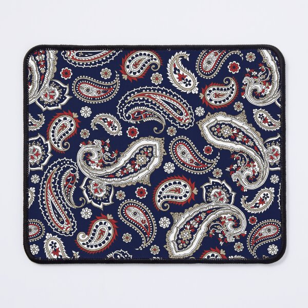 Item preview, Navy Blue Bandanas Paisley Pattern designed and sold by Petgifts ★★★★★.