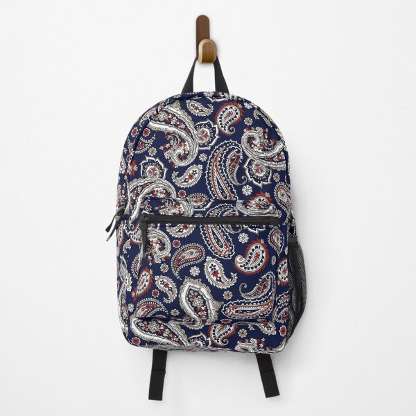 Item preview, Navy Blue Bandanas Paisley Pattern designed and sold by Petgifts ★★★★★.