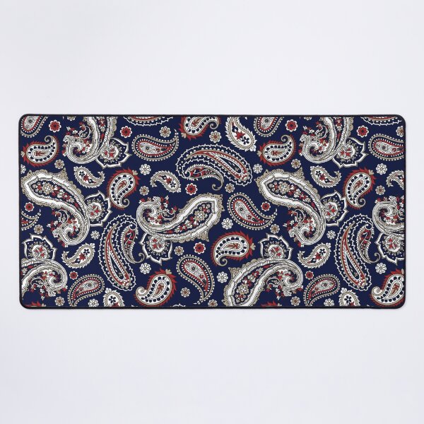 Item preview, Navy Blue Bandanas Paisley Pattern designed and sold by Petgifts ★★★★★.