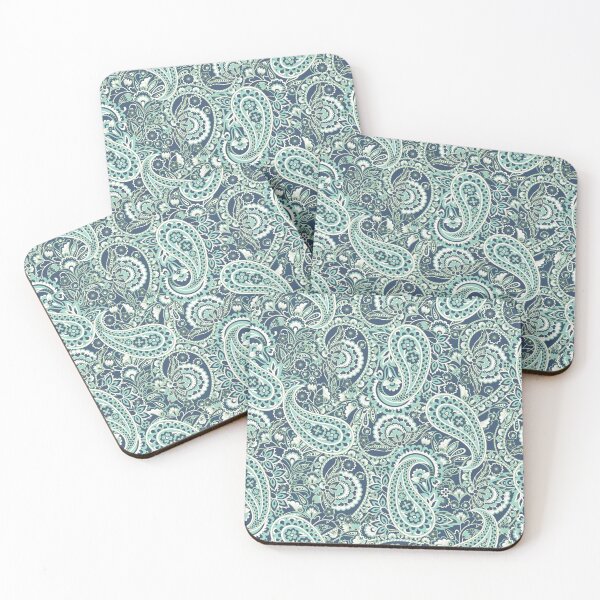 Item preview, Turquoise Bandanas Paisley Pattern designed and sold by Petgifts ★★★★★.