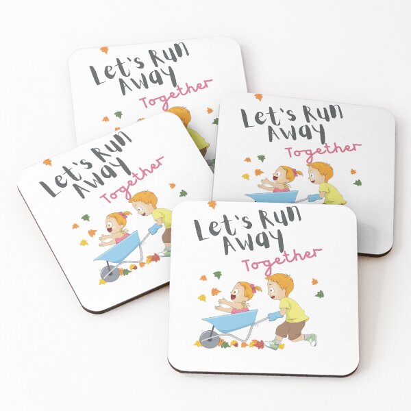 Item preview, Let's Run Away Together designed and sold by formylovelydog.