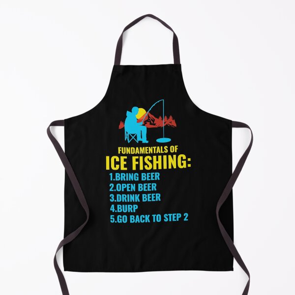 Item preview, Ice Fishing Fundamentals Beer Drinking Drinker Mountain designed and sold by CuteDesigns1.