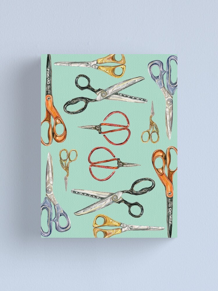 Alternate view of Scissors Collection Canvas Print