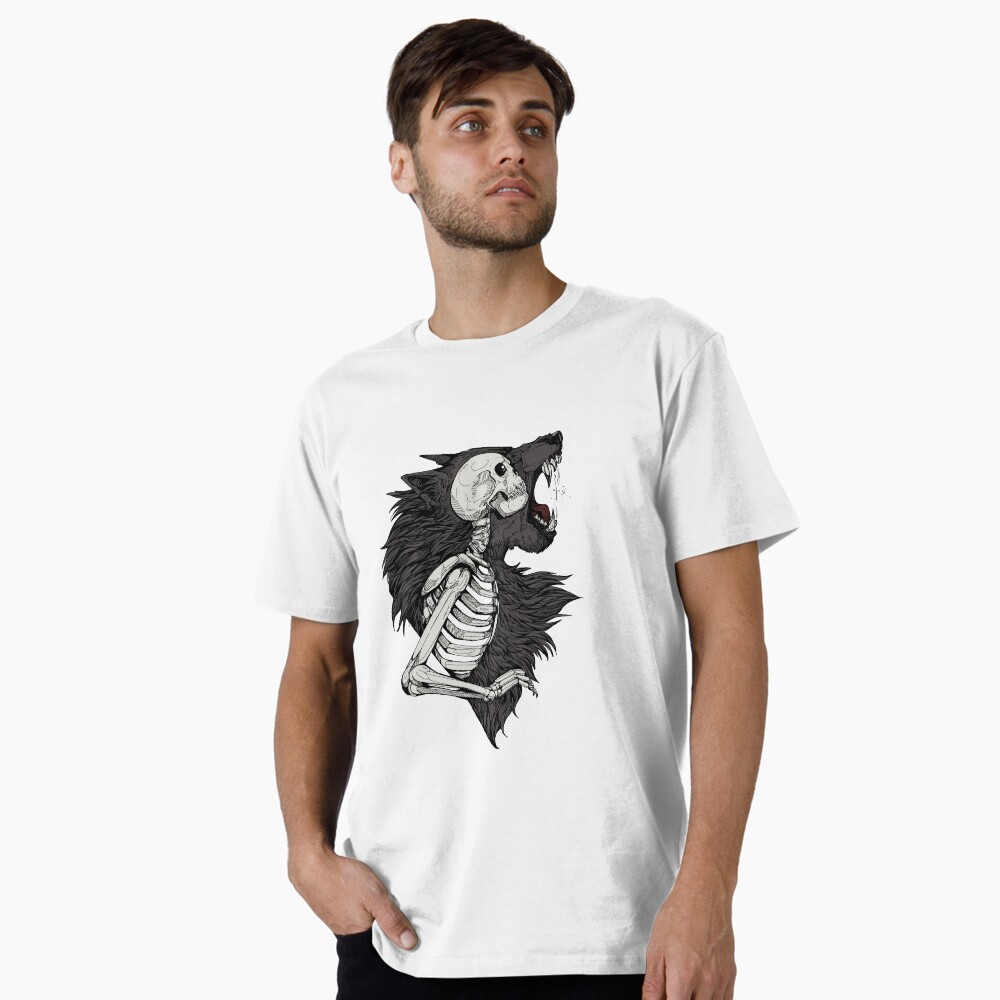 Item preview, Premium T-Shirt designed and sold by WOLFSKULLJACK.
