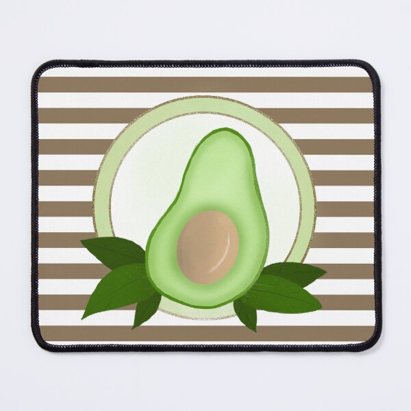 Item preview, Avocado and stripes designed and sold by Home Cyn Home.
