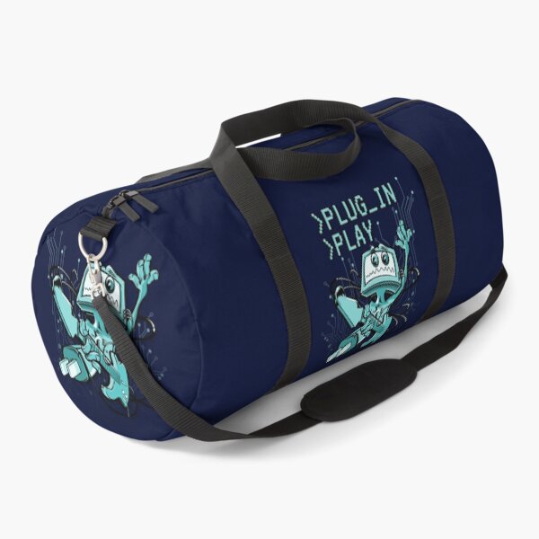 Item preview, >Plug_In >Play Rockin' Music Geek Cartoon (BLUE) designed and sold by CRHPOD20.