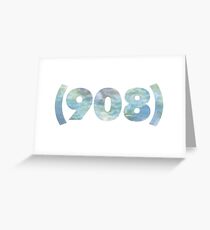 (908) cool colors Greeting Card