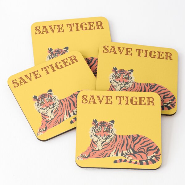 Item preview, save tiger design. designed and sold by Kavi Designs.